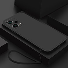 Funda Silicona Ultrafina Goma 360 Grados Carcasa YK6 para Xiaomi Redmi Note 12 5G Negro