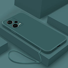 Funda Silicona Ultrafina Goma 360 Grados Carcasa YK6 para Xiaomi Redmi Note 12 5G Verde Noche