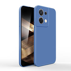 Funda Silicona Ultrafina Goma 360 Grados Carcasa YK6 para Xiaomi Redmi Note 13 5G Azul
