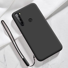 Funda Silicona Ultrafina Goma 360 Grados Carcasa YK6 para Xiaomi Redmi Note 8 (2021) Negro