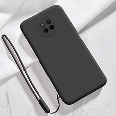 Funda Silicona Ultrafina Goma 360 Grados Carcasa YK6 para Xiaomi Redmi Note 9T 5G Negro