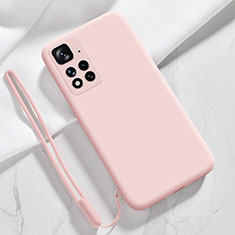 Funda Silicona Ultrafina Goma 360 Grados Carcasa YK7 para Xiaomi Mi 11i 5G (2022) Oro Rosa