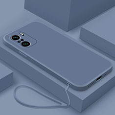 Funda Silicona Ultrafina Goma 360 Grados Carcasa YK7 para Xiaomi Mi 11X Pro 5G Gris Lavanda