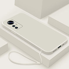 Funda Silicona Ultrafina Goma 360 Grados Carcasa YK7 para Xiaomi Mi 12T Pro 5G Blanco