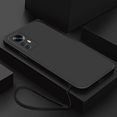 Funda Silicona Ultrafina Goma 360 Grados Carcasa YK7 para Xiaomi Mi 12T Pro 5G Negro