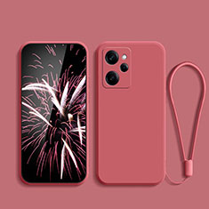 Funda Silicona Ultrafina Goma 360 Grados Carcasa YK7 para Xiaomi Poco X5 Pro 5G Rojo