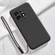 Funda Silicona Ultrafina Goma 360 Grados Carcasa YK8 para OnePlus 11R 5G Negro