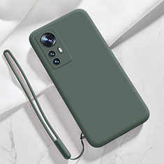 Funda Silicona Ultrafina Goma 360 Grados Carcasa YK8 para Xiaomi Mi 12T 5G Verde Noche