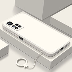 Funda Silicona Ultrafina Goma 360 Grados Carcasa YK8 para Xiaomi Redmi Note 11 Pro+ Plus 5G Blanco