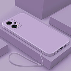 Funda Silicona Ultrafina Goma 360 Grados Carcasa YK8 para Xiaomi Redmi Note 11T Pro 5G Purpura Claro