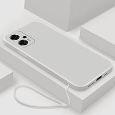 Funda Silicona Ultrafina Goma 360 Grados Carcasa YK8 para Xiaomi Redmi Note 11T Pro+ Plus 5G Blanco