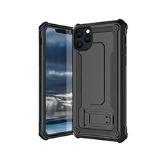 Funda Silicona Ultrafina Goma 360 Grados Carcasa Z01 para Apple iPhone 11 Pro Max Negro