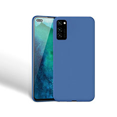 Funda Silicona Ultrafina Goma 360 Grados Carcasa Z03 para Huawei Honor V30 5G Azul