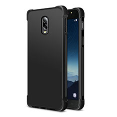 Funda Silicona Ultrafina Goma 360 Grados para Samsung Galaxy C7 (2017) Negro