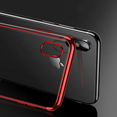 Funda Silicona Ultrafina Goma 360 Grados R02 para Apple iPhone Xs Max Rojo