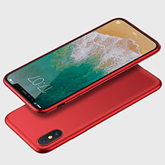 Funda Silicona Ultrafina Goma C01 para Apple iPhone Xs Max Rojo
