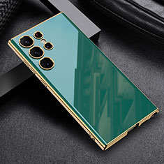 Funda Silicona Ultrafina Goma Carcasa AC1 para Samsung Galaxy S21 Ultra 5G Verde