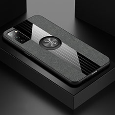 Funda Silicona Ultrafina Goma Carcasa C01 para Huawei Honor View 30 Pro 5G Gris Oscuro