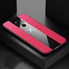 Funda Silicona Ultrafina Goma Carcasa C01 para Huawei Mate 20 X 5G Rosa Roja
