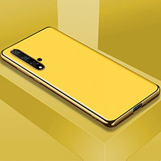 Funda Silicona Ultrafina Goma Carcasa C01 para Huawei Nova 5 Pro Amarillo