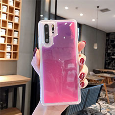 Funda Silicona Ultrafina Goma Carcasa C01 para Huawei P30 Pro New Edition Rosa Roja