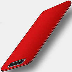 Funda Silicona Ultrafina Goma Carcasa C01 para Samsung Galaxy A80 Rojo