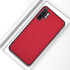 Funda Silicona Ultrafina Goma Carcasa C01 para Samsung Galaxy Note 10 Plus 5G Rojo
