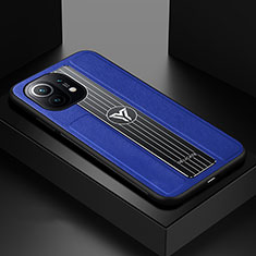 Funda Silicona Ultrafina Goma Carcasa C01 para Xiaomi Mi 11 Lite 4G Azul