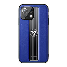 Funda Silicona Ultrafina Goma Carcasa C02 para Xiaomi Mi 11 5G Azul