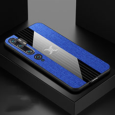 Funda Silicona Ultrafina Goma Carcasa C03 para Xiaomi Mi Note 10 Azul