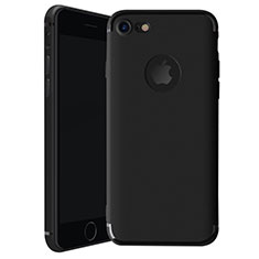 Funda Silicona Ultrafina Goma Carcasa H01 para Apple iPhone 8 Negro