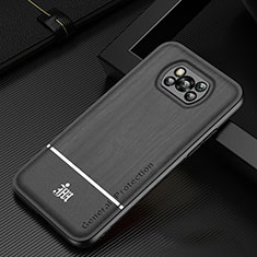 Funda Silicona Ultrafina Goma Carcasa JM1 para Xiaomi Poco X3 NFC Negro