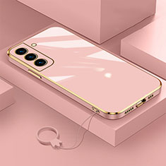 Funda Silicona Ultrafina Goma Carcasa M01 para Samsung Galaxy S22 5G Oro Rosa