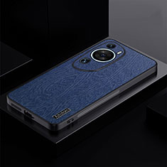 Funda Silicona Ultrafina Goma Carcasa PB1 para Huawei P60 Art Azul