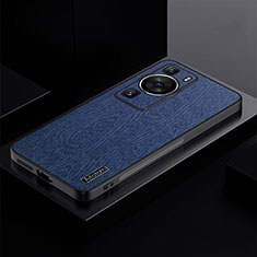 Funda Silicona Ultrafina Goma Carcasa PB1 para Huawei P60 Azul