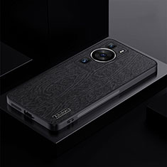 Funda Silicona Ultrafina Goma Carcasa PB1 para Huawei P60 Negro