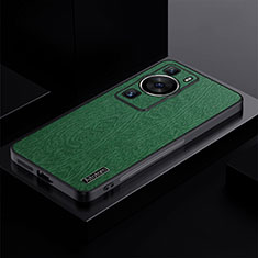 Funda Silicona Ultrafina Goma Carcasa PB1 para Huawei P60 Verde