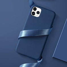 Funda Silicona Ultrafina Goma Carcasa S01 para Apple iPhone 11 Pro Azul