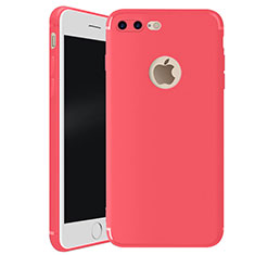 Funda Silicona Ultrafina Goma Carcasa S01 para Apple iPhone 8 Plus Rojo
