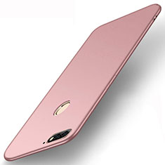 Funda Silicona Ultrafina Goma Carcasa S01 para Huawei Enjoy 8e Oro Rosa