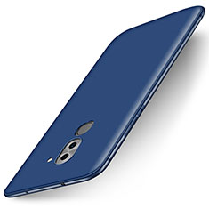 Funda Silicona Ultrafina Goma Carcasa S01 para Huawei Honor 6X Azul