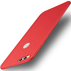 Funda Silicona Ultrafina Goma Carcasa S01 para Huawei Honor 7X Rojo
