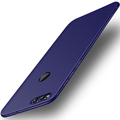 Funda Silicona Ultrafina Goma Carcasa S01 para Huawei Honor Play 7X Azul