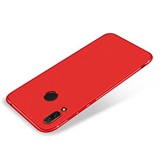 Funda Silicona Ultrafina Goma Carcasa S01 para Huawei P Smart+ Plus Rojo