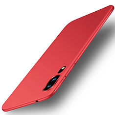 Funda Silicona Ultrafina Goma Carcasa S01 para Huawei P20 Rojo