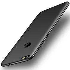 Funda Silicona Ultrafina Goma Carcasa S01 para Huawei Y6 Pro (2017) Negro