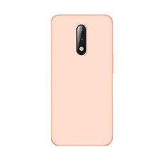 Funda Silicona Ultrafina Goma Carcasa S01 para OnePlus 7 Oro Rosa