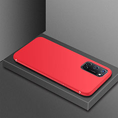 Funda Silicona Ultrafina Goma Carcasa S01 para Oppo A92 Rojo