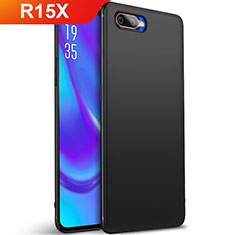 Funda Silicona Ultrafina Goma Carcasa S01 para Oppo R15X Negro