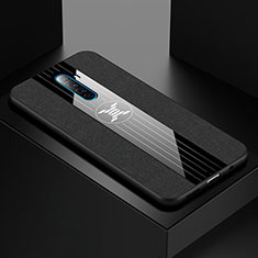 Funda Silicona Ultrafina Goma Carcasa S01 para Oppo Reno Ace Negro